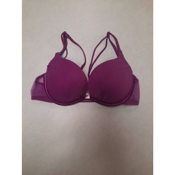 Victoria's Secret Size 34C Purple Push Up Bra - Picture 1 of 3